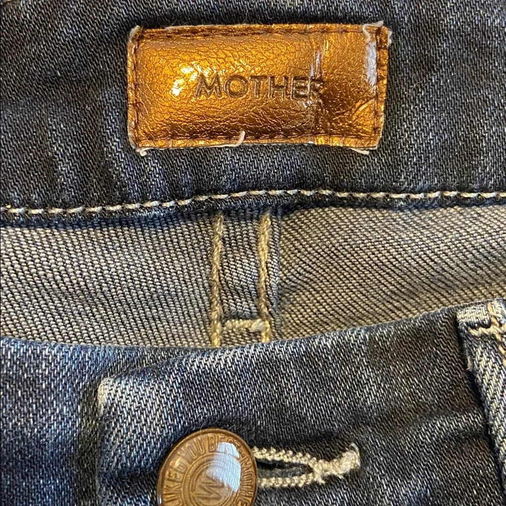 MOTHER ‘The Looker’ Ankle Coffee Tea or Me Wash Size 26 x 28” Designer - Picture 7 of 14